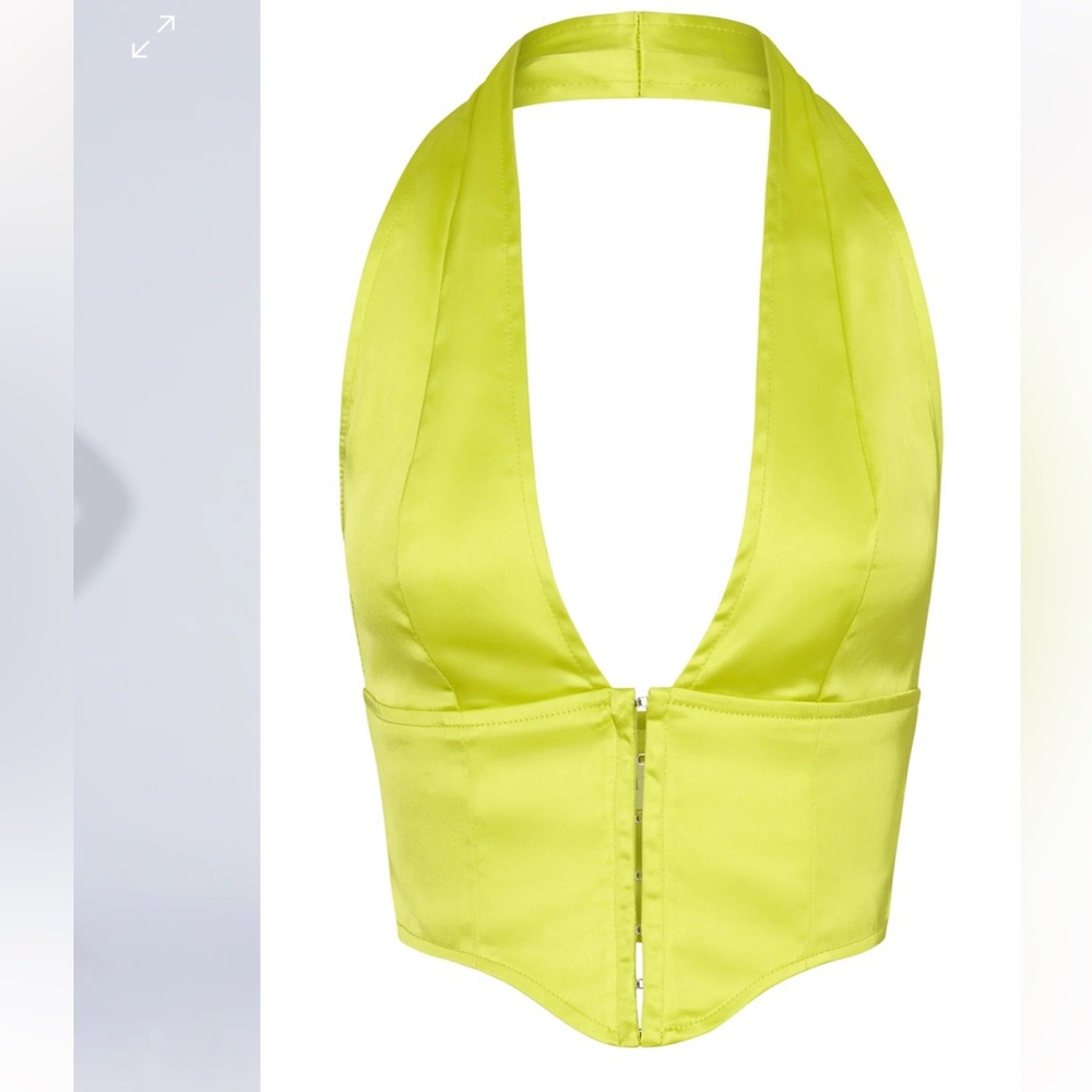 Meshki: Mallory Satin Corset Top